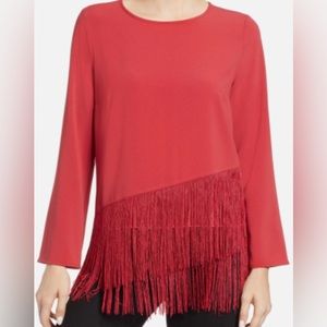 Vince Camuto Fringe Blouse